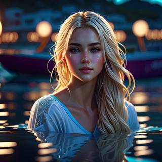 Girl In Water