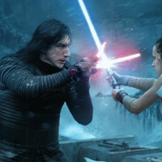 Kylo Ren fight to Rey Skywalker