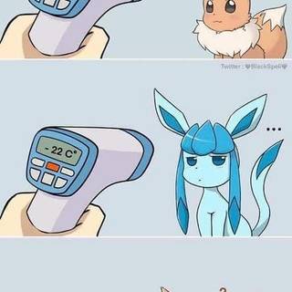 Eevee, Glaceon, Flareon  