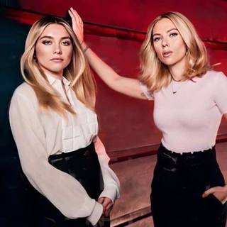 Scarlett Johansson and Florence Pugh