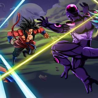 black freezer vs ssj blues and ssj 4