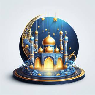 Beautiful Masjid  Holy Place of Muslims 