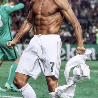 Ronaldo with six pack