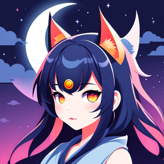 moon cat girl