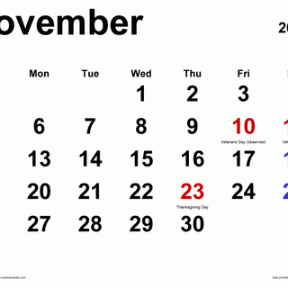 Get ready for November :))