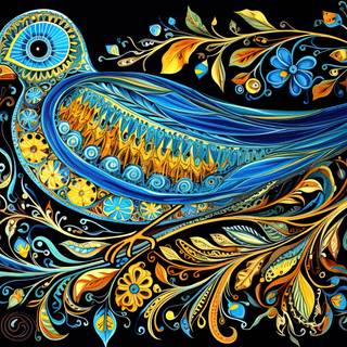 Enchanting Nightingale Tapestry