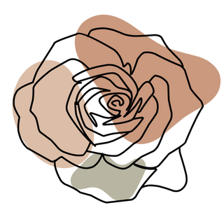 Rose Line art