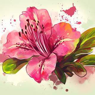 Floral Symphony in Raffaelo Style