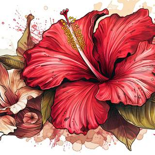 Floral Symphony in Raffaelo Style