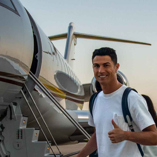Cristiano Ronaldo private plane/jet