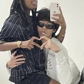 me and my bestie bon-hwa in the 10th grade