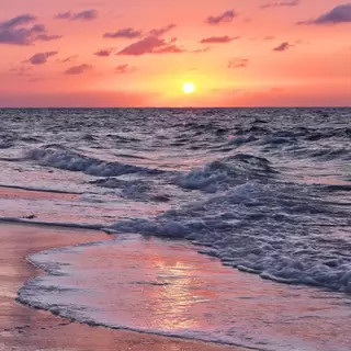 Beach sunset wallpaper