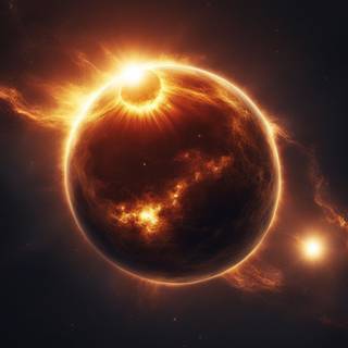 the sun, 4k wallepaper, space