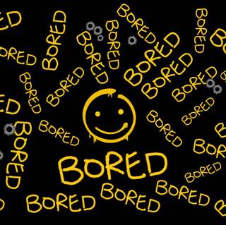 bored in happy