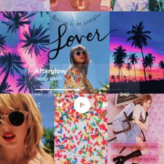 Colorful Taylor Swift Lover Background