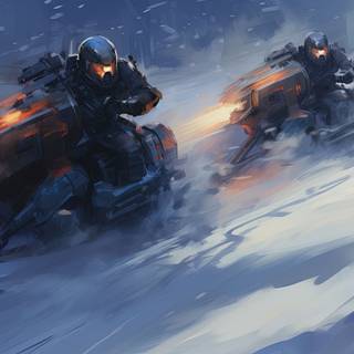 Winter Adventure in Soft Light