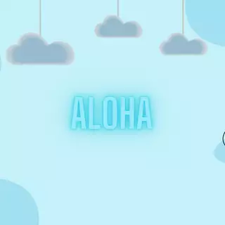 Aloha! (I made it from canva)
