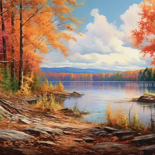 Majestic Autumn Forest