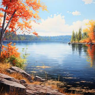 Majestic Autumn Forest