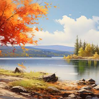 Majestic Autumn Forest