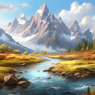 Majestic Autumn Forest