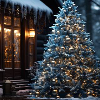 Sparkling Festive Christmas Tree