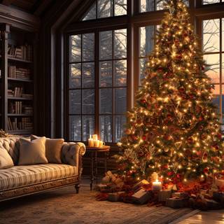 Sparkling Festive Christmas Tree