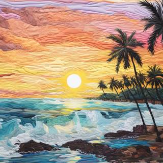 Serene Sunset Paradise