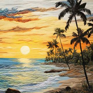 Serene Sunset Paradise