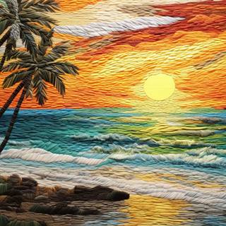 Serene Sunset Paradise