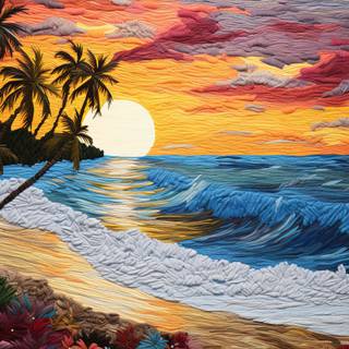 Serene Sunset Paradise