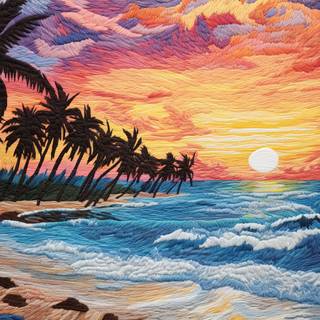 Serene Sunset Paradise