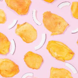 Mango and coconut chips