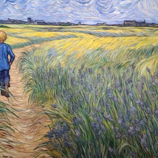 Wandering through Iris Fields