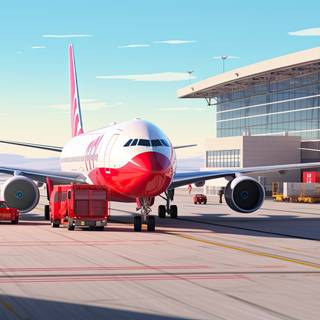 Skies Alive A Dynamic Airport Scene