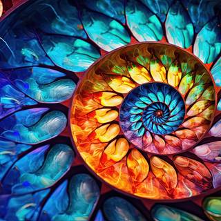 Spiraling Natures Pattern