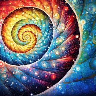 Spiraling Natures Pattern