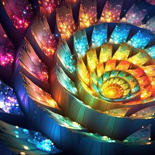 Spiraling Natures Pattern