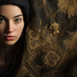 Embroidered Lady of the Night