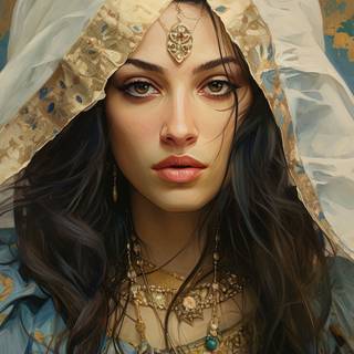 Embroidered Lady of the Night