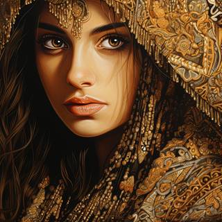 Embroidered Lady of the Night