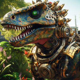 Clockwork Beast of the Steampunk Zoo