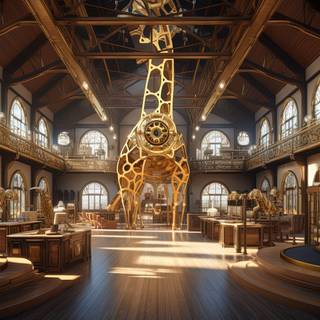 Clockwork Beast of the Steampunk Zoo