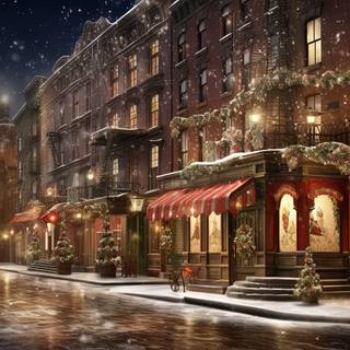Christmas Delights in 1820s New York City
