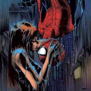 My & Spider-Man Hot make out