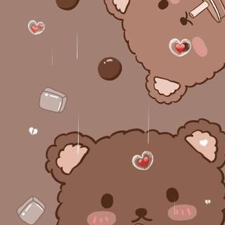 cute heart bears