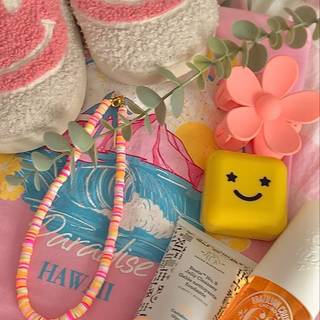 neon tote bag collage 