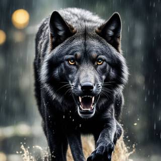Wolf black