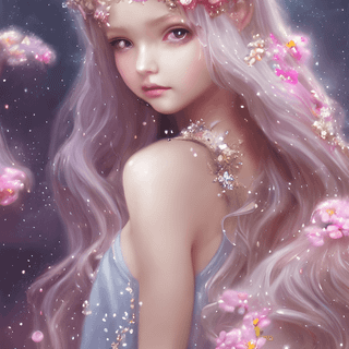 Pink Fairy With fairy dust