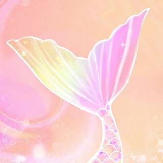 mermaid background Sunset tail